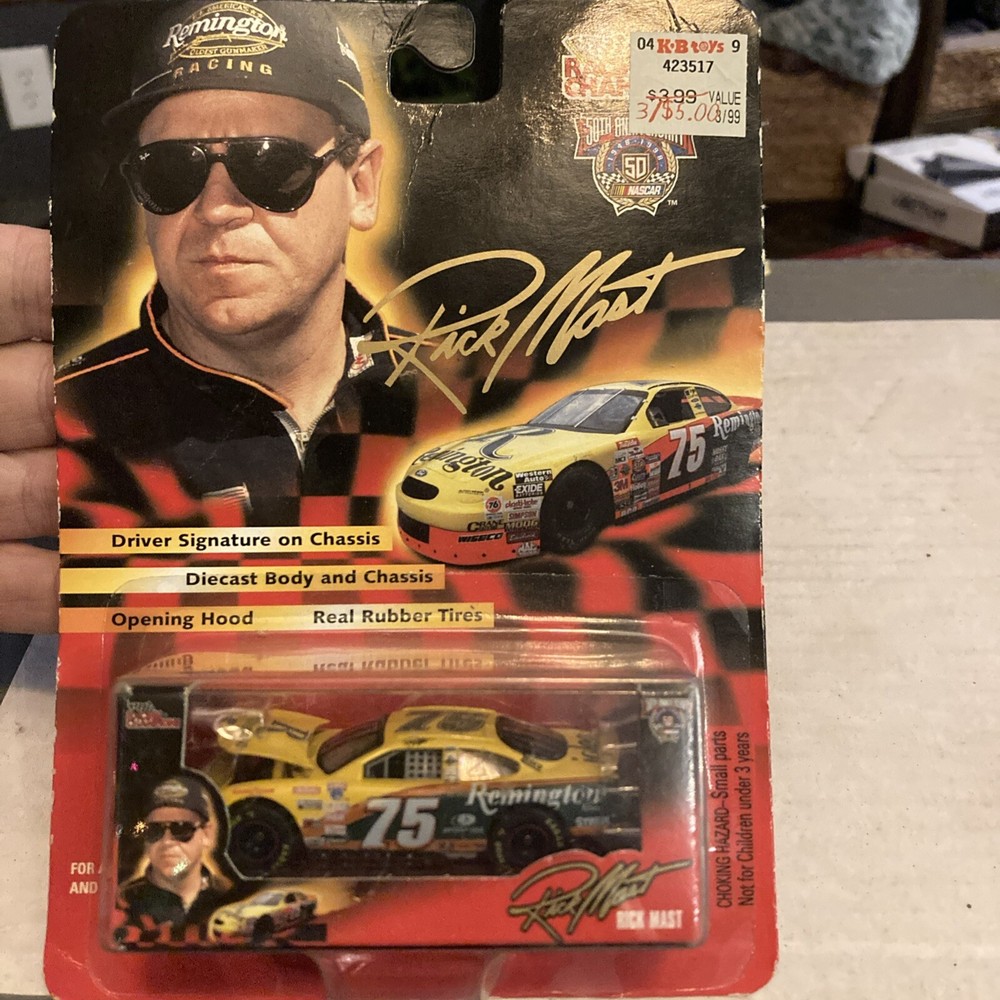 Racing Champions 50th Anniversary 1998 Nascar Signed Rick Mast #75 Igloo 1:64