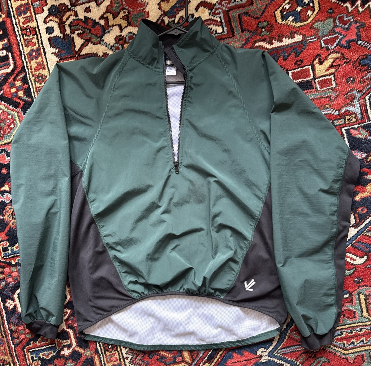 FILA Giacca Pullover JL Racing Classic Sequel Splash Rowing Taglia Large Verde Cacciatore