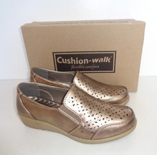 Cushion Walk New Ladies Flats Womens Slip On Loafers Moccasins Shoes Sizes 3-8