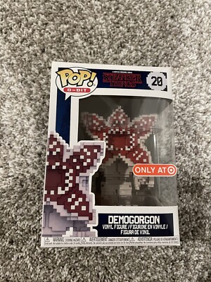 8-Bit Stranger Things Funko Pop! Demogorgon, Mike, Dustin, Lucas, Collectors Box