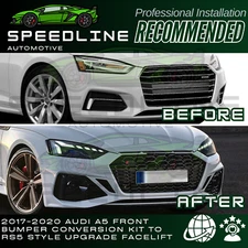 2017-2020 Audi A5 Convert to RS5 Style Front Bumper Conversion Kit Facelift NEW