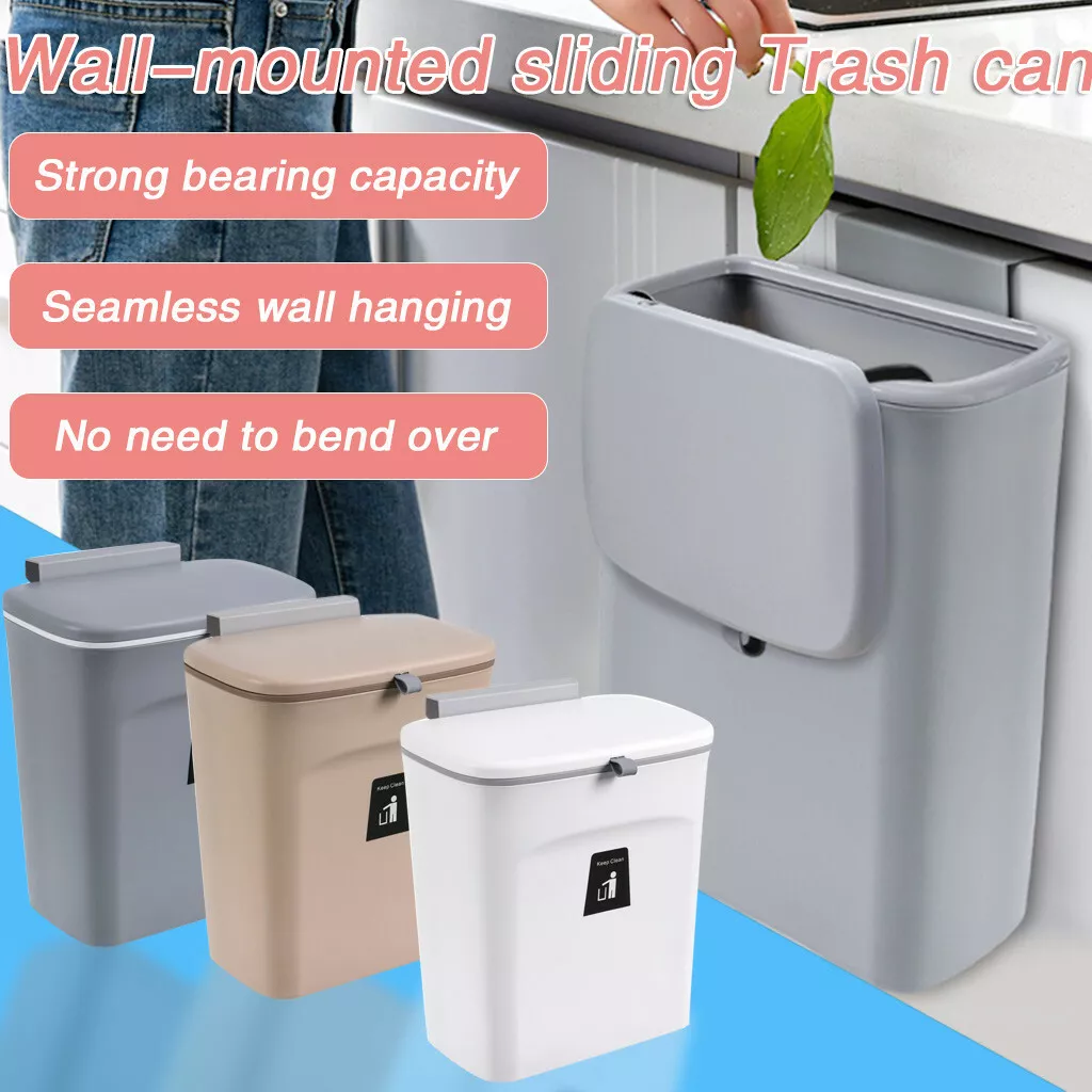Trash can online wall mount