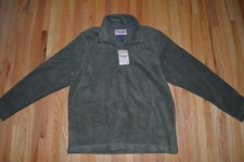 Wrangler Authentics Men's Long Sleeve Fleece Quarter-Zip Sweater, Sz Lg