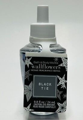 1 Bath & Body Works BLACK TIE Wallflower Refill Bulbs (0.8 fl oz)