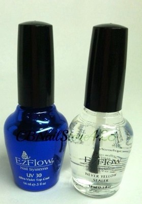 EzFlow Nail Systems- Top Coat- Choose Any Full Size 0.5 fl.oz/14ml