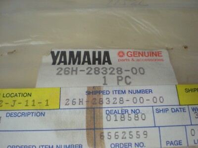 NOS OEM Yamaha Emblem 1983-93 XVZ1300 XVZ1200 26H-28328-00 | eBay