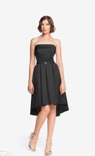 Gather Gown Parker Style Black Bridesmaid Dress Size 12