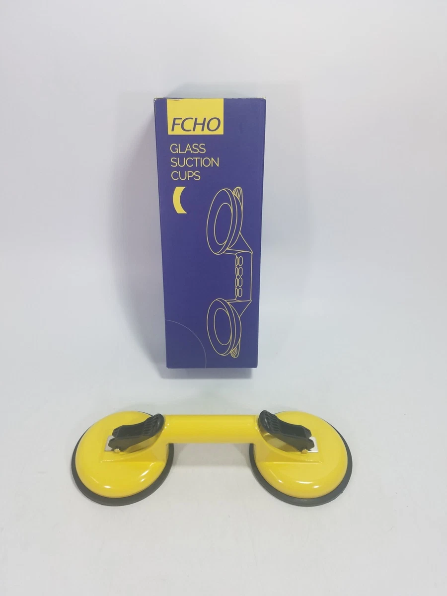 FCHO Glass Suction Cups Heavy Duty Glass Holder Holds 200 lbs and reuse 5000x s