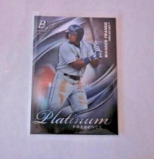 2019 Bowman Platinum Wander Franco #PP-7 Platinum Presence Rays 