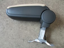 LEDER Armlehne Mittelarmlehne AUDI A6 4B Telefonhalterung VANILLE 4B0864245M