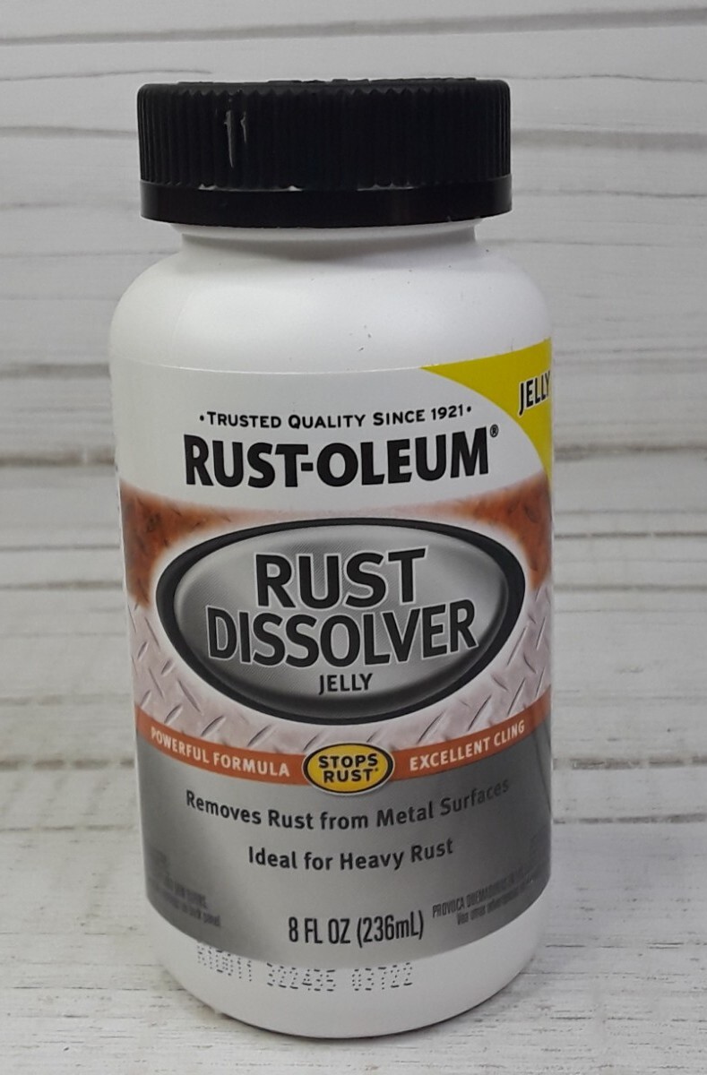 RustOleum Rust Dissolver Jelly 8 OZ Ideal For Heavy Rust Stops Rust eBay