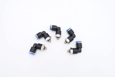 #ad #ad Push to Connect Fitting 1 8quot; Tube OD x 10 32 UNF Male Thread Pneumatic Male E... $20.26