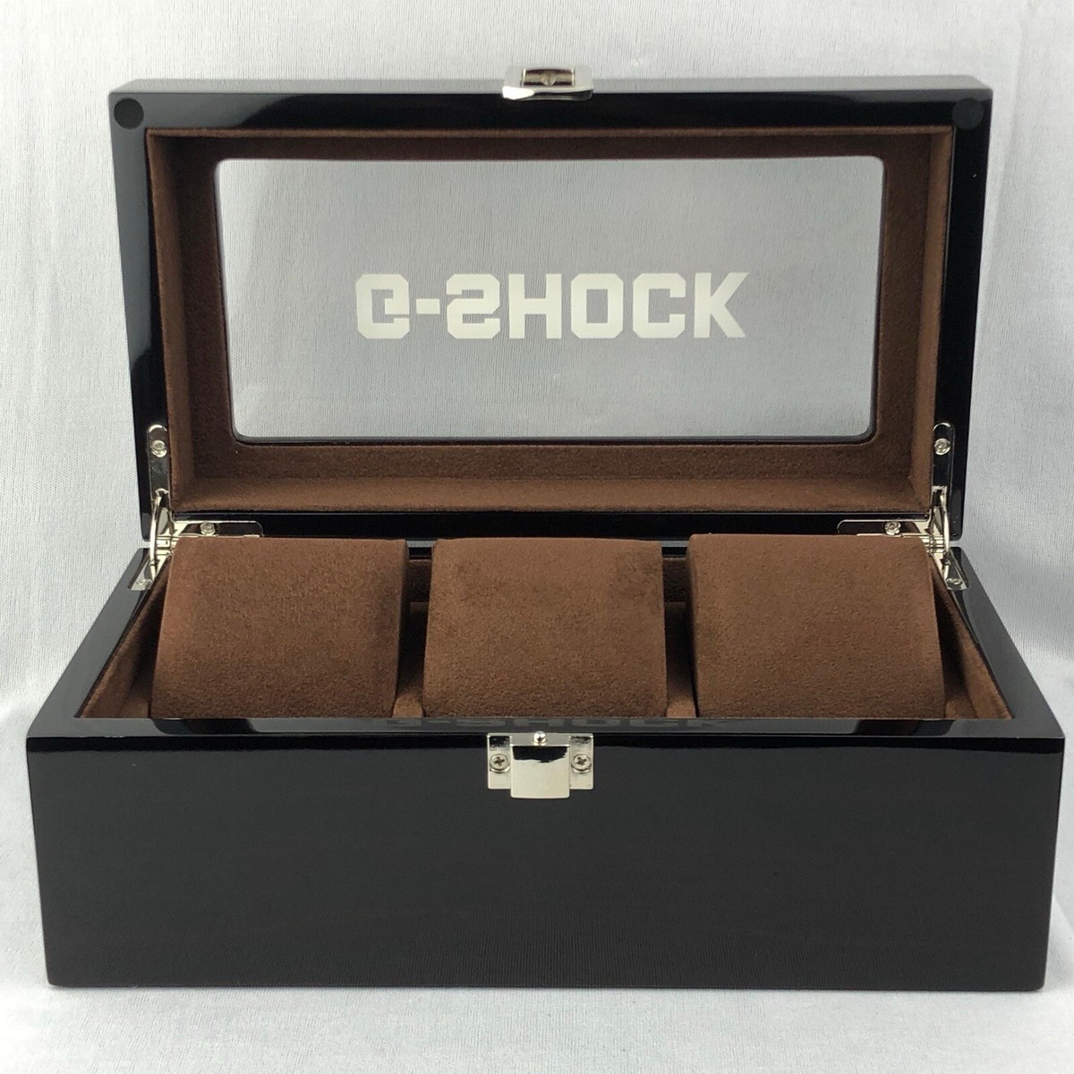 Casio G-Shock Premium Wooden Case Display Box 3 Slots | eBay