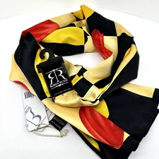 NEW Robin Ruth Tulip Multicolor Women Rectangle Scarf Polyester Size 56x15