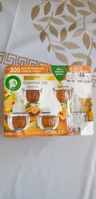 Air Wick Plug in Scented Oil, 4 Refills, Hawaii, (4x0.67oz), Essential Oils, Air