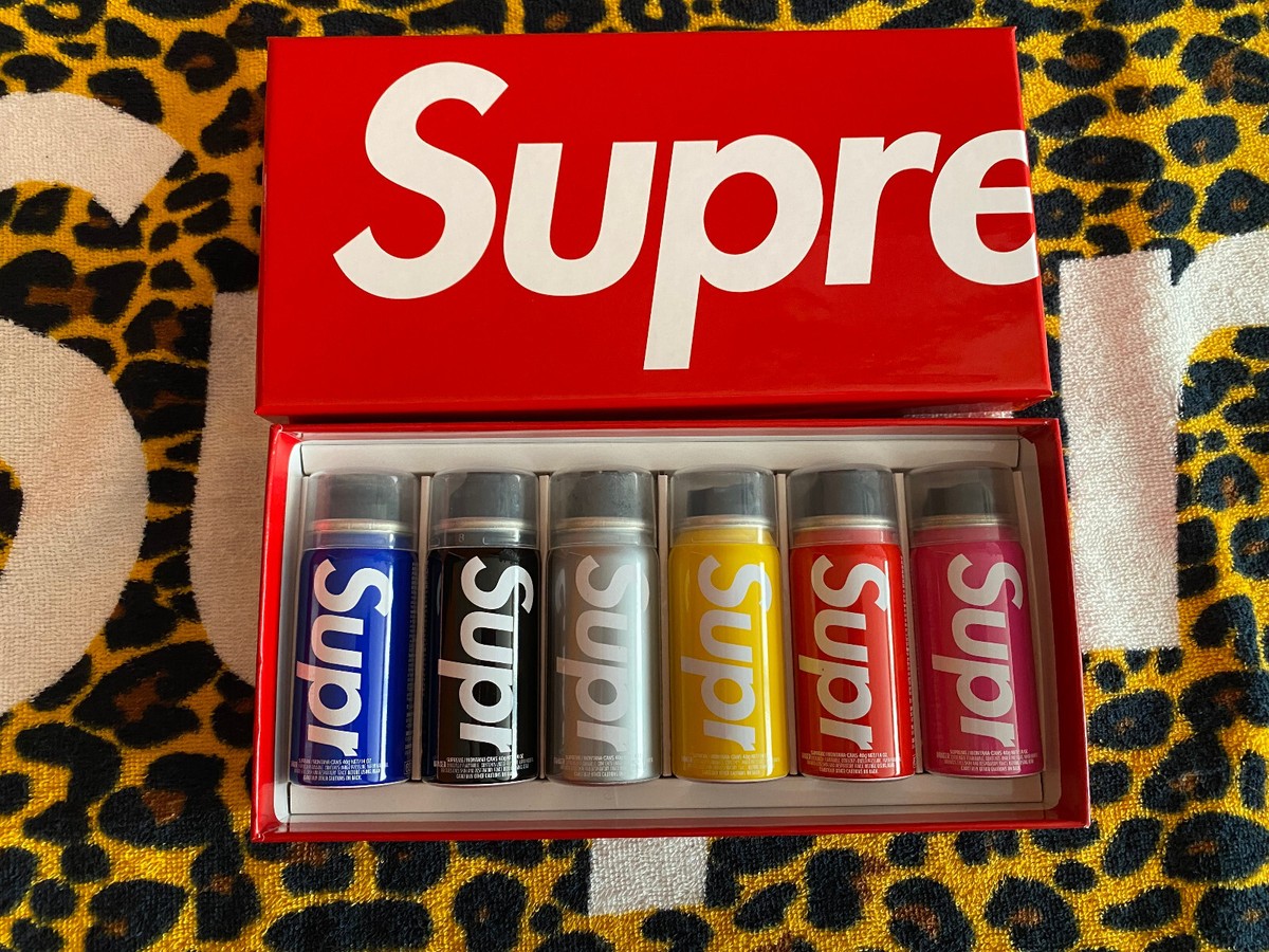 Supreme®/Montana Cans Mini Can Set Supreme Montana Cans Mini Spray Paint Can Set In hand* Ships ASAP