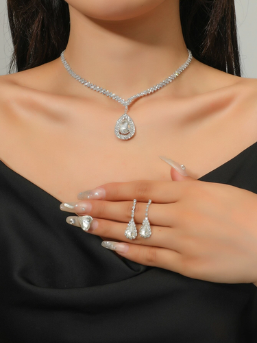 Collares Mujer Cuello Blanco Colgantes Argollas Colgantes 925 | eBay