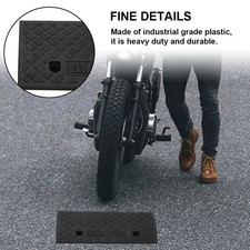 Heavy Duty Plastic Curb Door Ramp Scooter Wheelchair Disabled Access 2PCS UK
