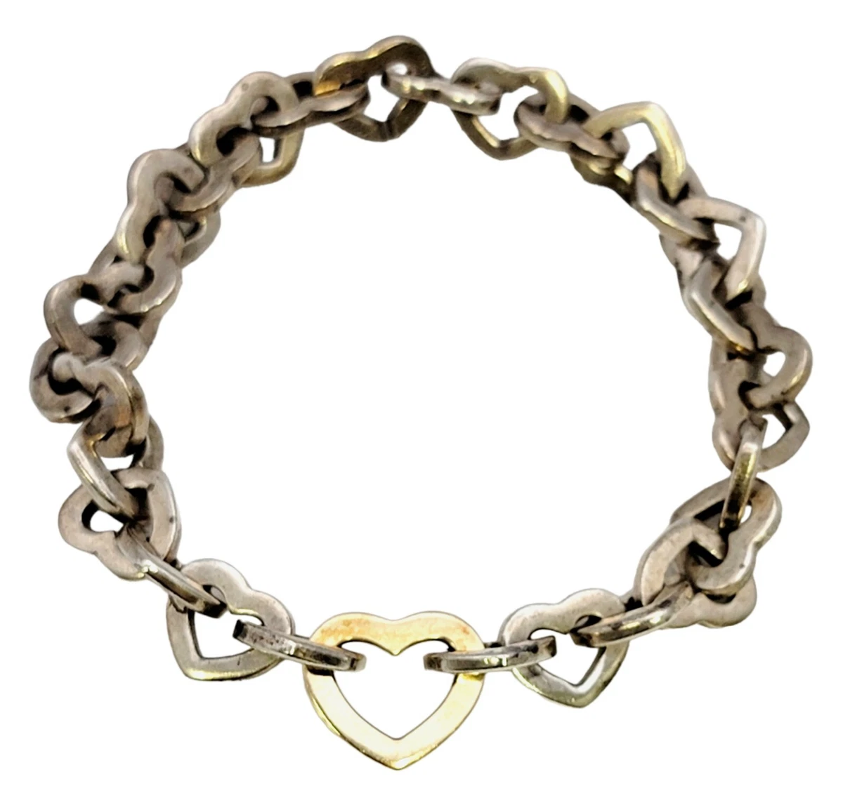 Heart Station Chain Bracelet in Sterling Silver | Jewellery by Monica  Vinader