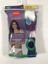 Hanes Ultimate 5-pk. 1Bonus Cotton Bikini Panties 42HUC6 Sz.5/S,7/L 96