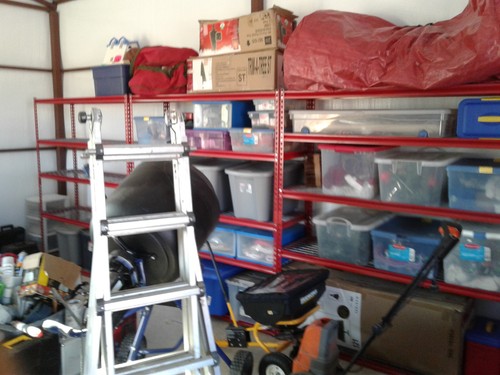Red Muscle Rack Muscle Rack UR601872WD5-R 5 Shelf Steel Rack - Red for sale online | eBay