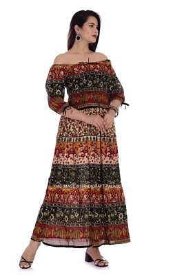 knee length dresses for ladies Sure Design Women's Wild Elephant Dress White – Sure Design Wholesale main image 1
