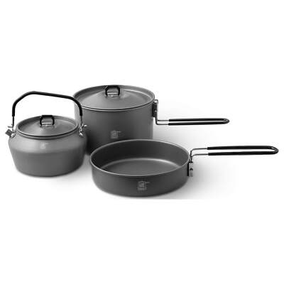 Dolphin CampWARE 3in1 cookware set cooking set tableware set camping set