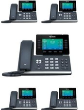 Yealink SIP-T54W IP Phone [5 Pack] 16 VoIP Accounts. 4.3-Inch Color Display New