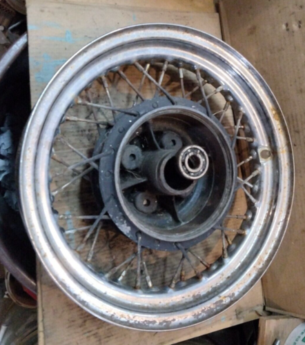 Honda CB chopper wheel harley 16" spoke rim honda hub 450 500 550 750 - Afbeelding 1 van 24