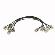 5 x BNC Male Plug to BNC Male Plug Jumper Cable RG174 20cm 50 Ohm for CCTV Radio