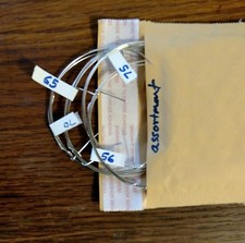 Solder Sampler 56, 65, 70  75 Silver brazing wire 20 GA 3ft each, 12 ft total