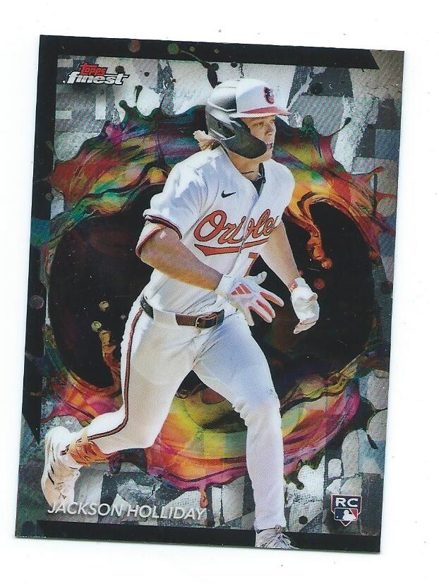 2024 Topps Finest-Jackson Holliday Rare Rookie #240-Baltimore Orioles