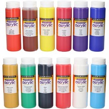 Daler-Rowney D123500012 DAL GRADUATE ACRYLIC 12X500ML SET
