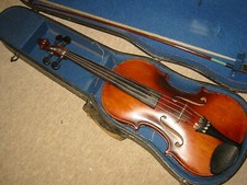 old Viola needs service  cleaning, nicely flamed back and side 