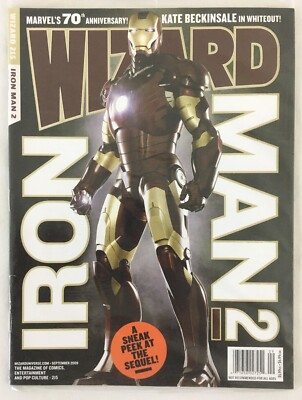 Wizard Comics Magazine #215 Iron Man Sep. 2009 Sealed Marvel 70th Anniversary