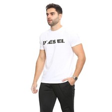 Image of AUTHENTIC Men's Diesel White Round Neck T/Shirt. BNWT RRP £44.99. S, M, L or XL