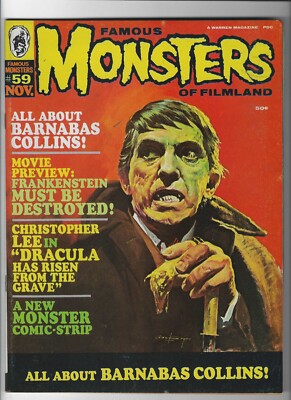 Famous Monsters of Filmland #59 1958 series Warren Magazine