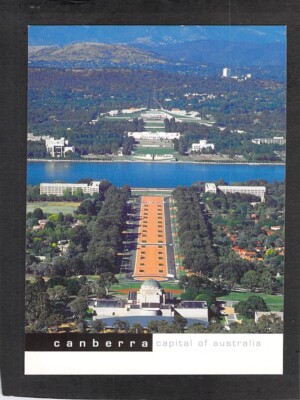 B4092 Australia ACT Canberra Anzac Pde from Mt Ainslie Lookout postcard