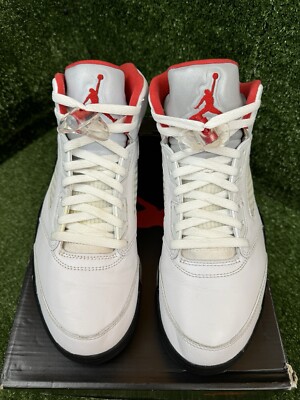 Nike Air Jordan 5 Retro Fire Red Size 9.5 DA1911-102 OG Nike Air Jordan 5 Retro Fire Red Size 9.5 DA1911-102 OG