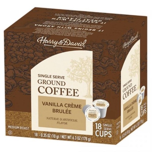 Harry & David Single Serve Kaffee (Vanille Creme Brulee, 100 Stück) - Bild 3 von 3