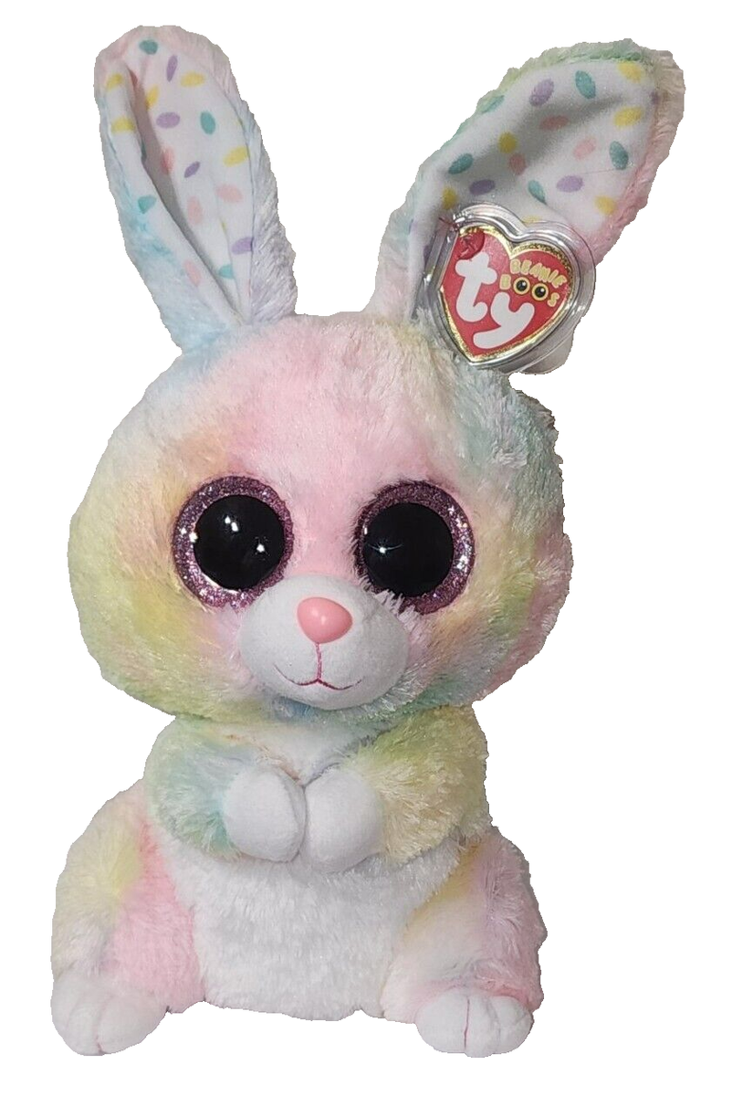 Ty Beanie Boos BUBBY Easter Bunny Rabbit Medium 9-12