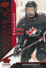 2019 Upper Deck Team Canada Exclusives #107 Sasha Mutala