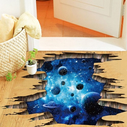 3D Removable Wall Floor Door Sticker Decals DIY Vinyl Mural Home Room Art Decor