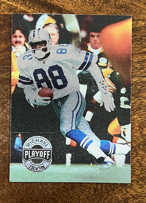 1994 Playoff Football Card #9 Michael Irvin