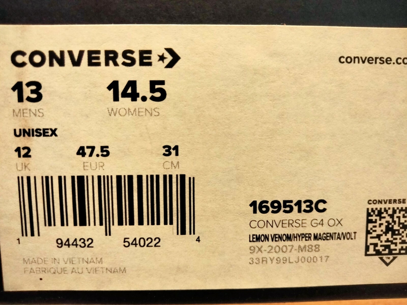🔥Converse G4 Ox Men\u0026#039;s 13 🏀 169513C | eBay