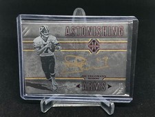 JOE THEISMANN 2017 PANINI MAJESTIC RED ASTONISHING ARMS ON CARD AUTO #D 16/25