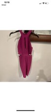 women’s GUESS spandex /BERRY/hot pink body con dress size small Open Sides