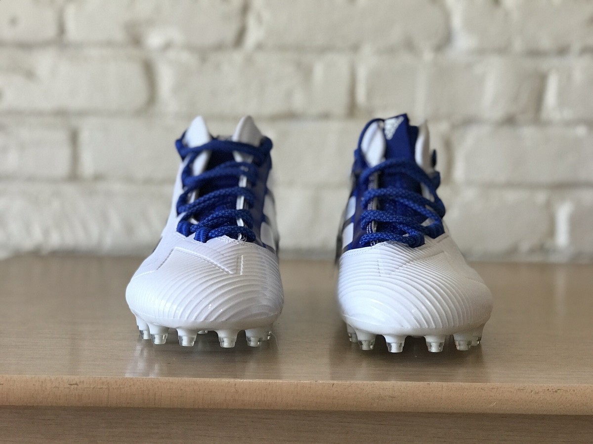NEW! Adidas Freak X Carbon Mid Football Cleats - White/Blue - Size 13.5 - F97435 New Size 9.5 Adidas Freak Carbon Mid Football | Mercari main image 2
