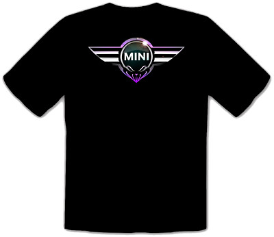 Mini Cooper Auto Logo Schwarz T-SHIRT -540