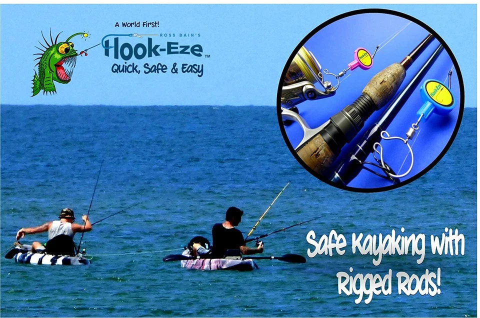 HOOK-EZE Nuevo, Sin Abrir 2pk Elección de Colores. Dispositivo de atado de seguridad Hookeze  Foto 3 de 4